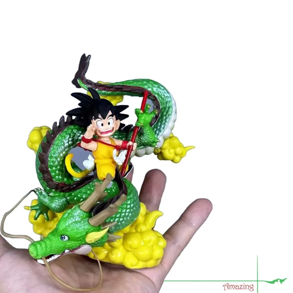 

13cm Dragon Ball Figure Shenron Farewell Goku WCF Collectible Figurine Model