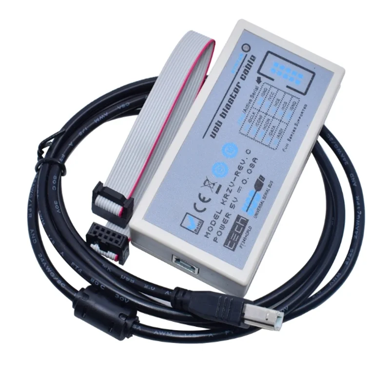 FT245+CPLD USB Blaster Download Cable FPGA / CPLD Downloader Altera High Speed Download Cable USB Type-B Interface Cable