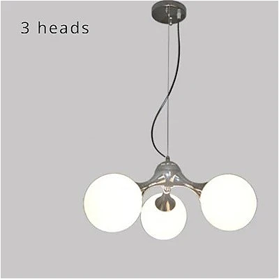 DNA moleculaire kroonluchter, moderne melkachtige glazen bollen hanglamp voor lobby slaapkamer eetkamer, creatieve decorverlichtingsarmatuur