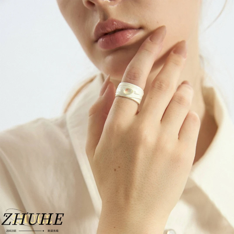 

Modern Cuff Ring Jewelry Accessories for Men Women - Sleek Finish with Colorful Shine, Fashion Statement Piece for Any Occasion