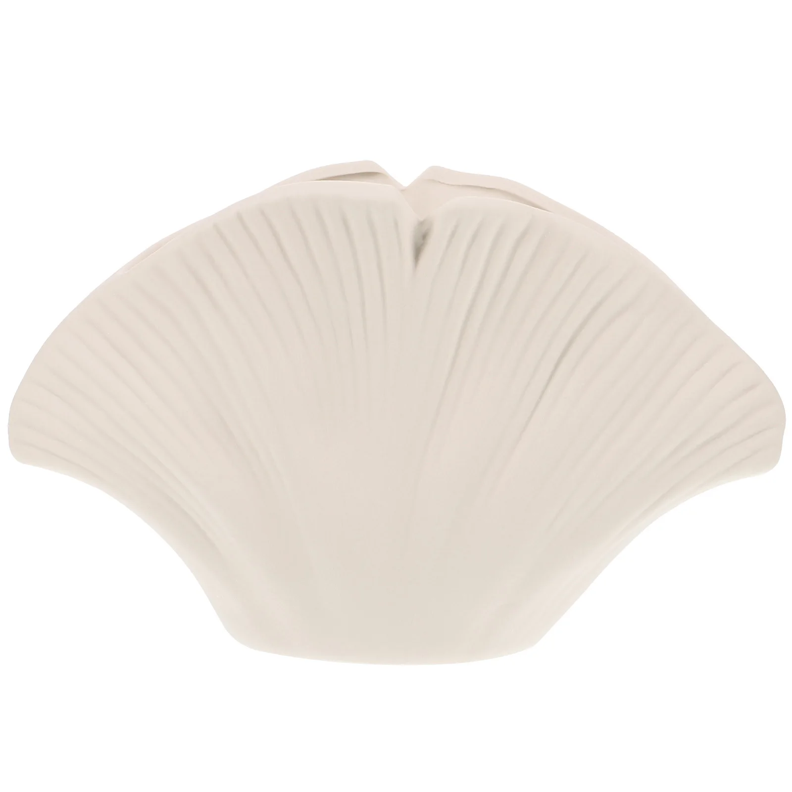 

Scallop Ceramic Flower Vase Modern Simple Design Vase for Home Office Table Centerpiece Decoration Ornaments for Living Room