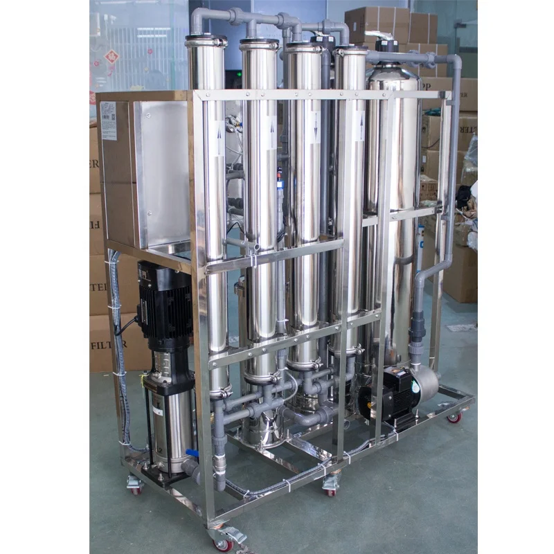 Underground Water RO System 1000LPH Purification Tap Water Treatment Machine Custom