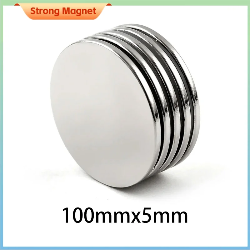 

1PC 100x5mm Disc Powerful Strong Magnetic Magnets N35 Strong Round Magnets 100mm x 5mm Permanent Neodymium Magnets 100*5mm