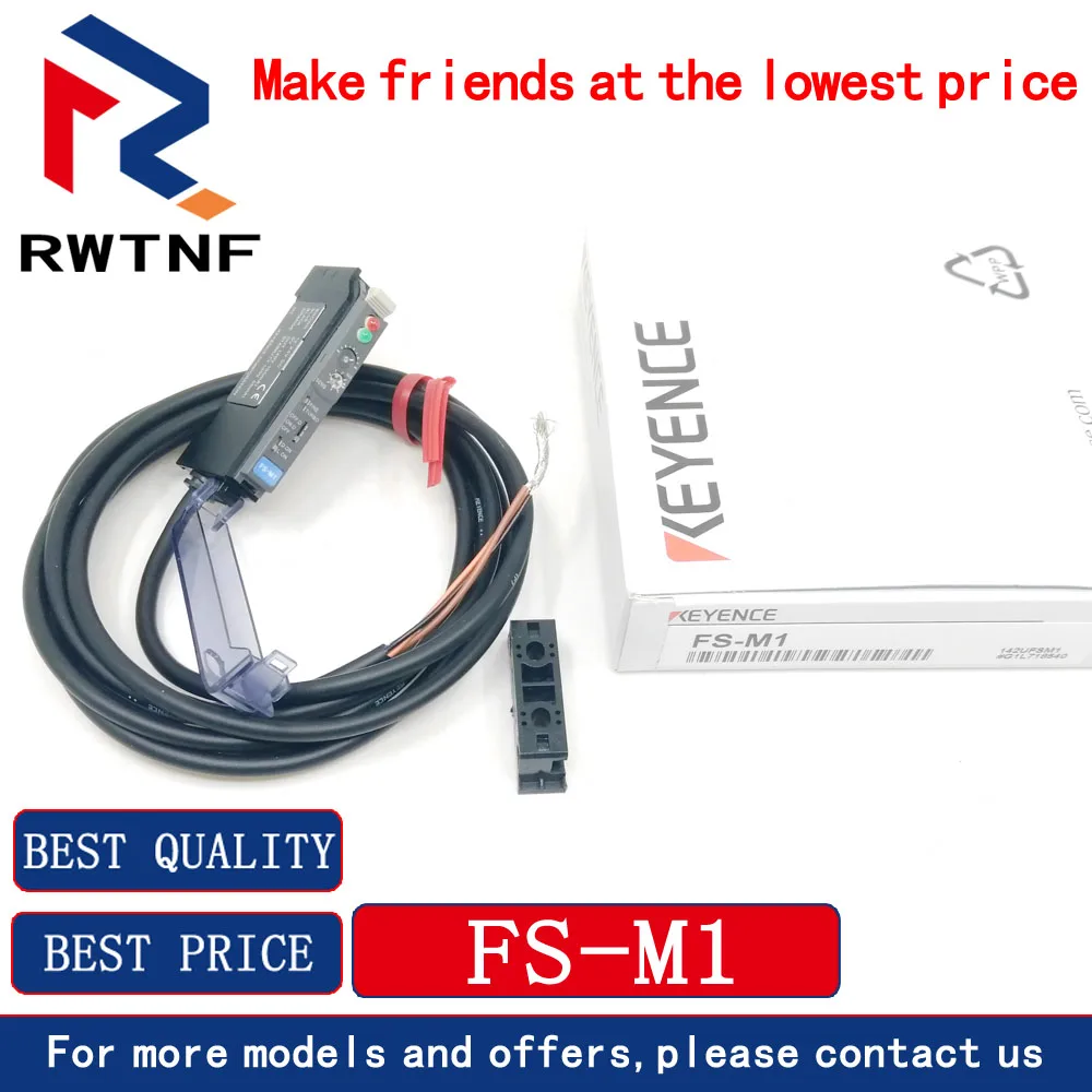 Amplificatore in fibra ottica KEYENCE originale nuovo di zecca FS-M1 disponibile
