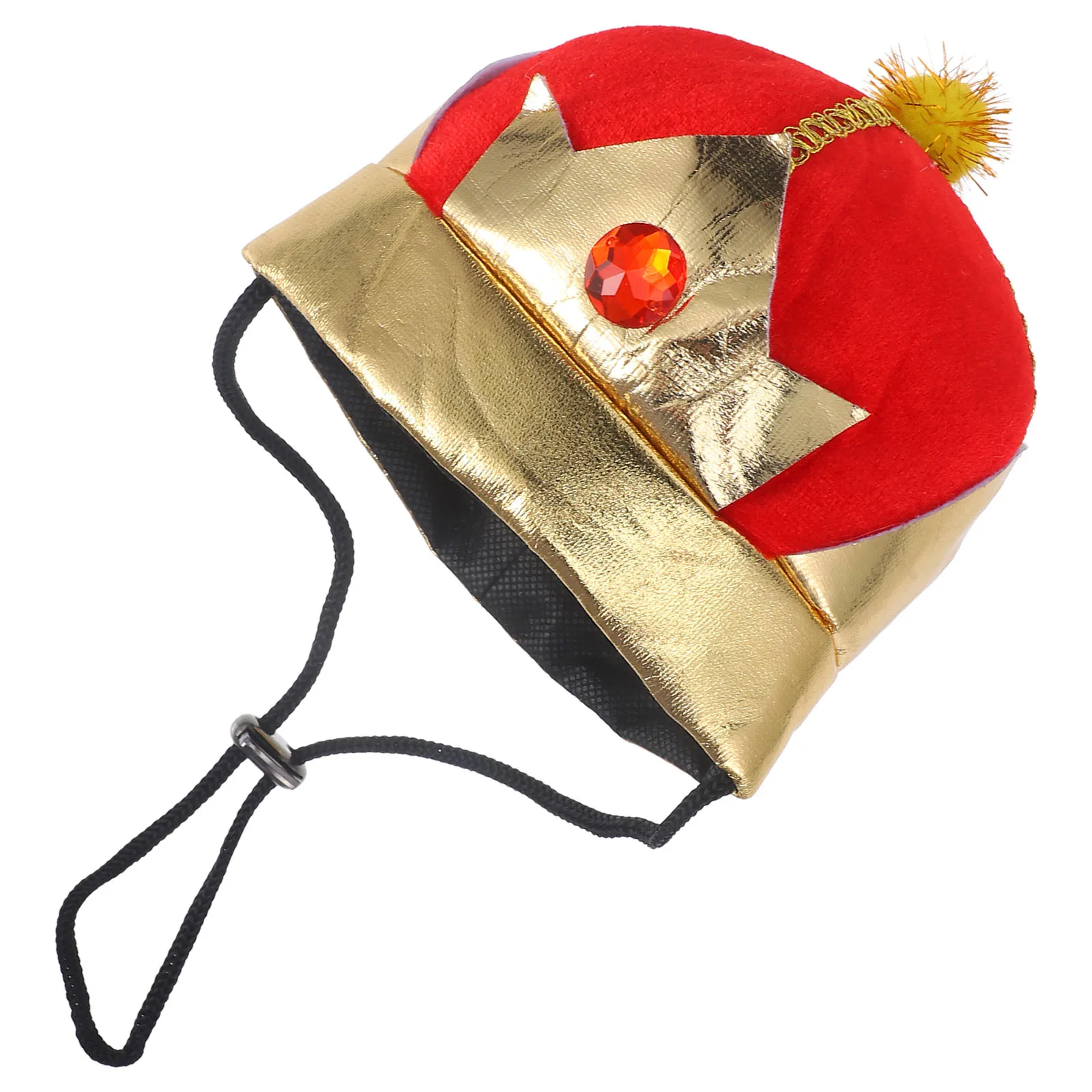 

Hat Crown for Dogs Cats Adjustable Rope Lightweight Cool Handsome Birthday Party Decorative Halloween Festival Pet