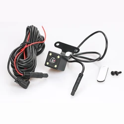 1 pz/5 pz 4 Pin telecamera per retromarcia per auto retromarcia 170 gradi grandangolare registrazione parcheggio impermeabile immagine a colori videocamera