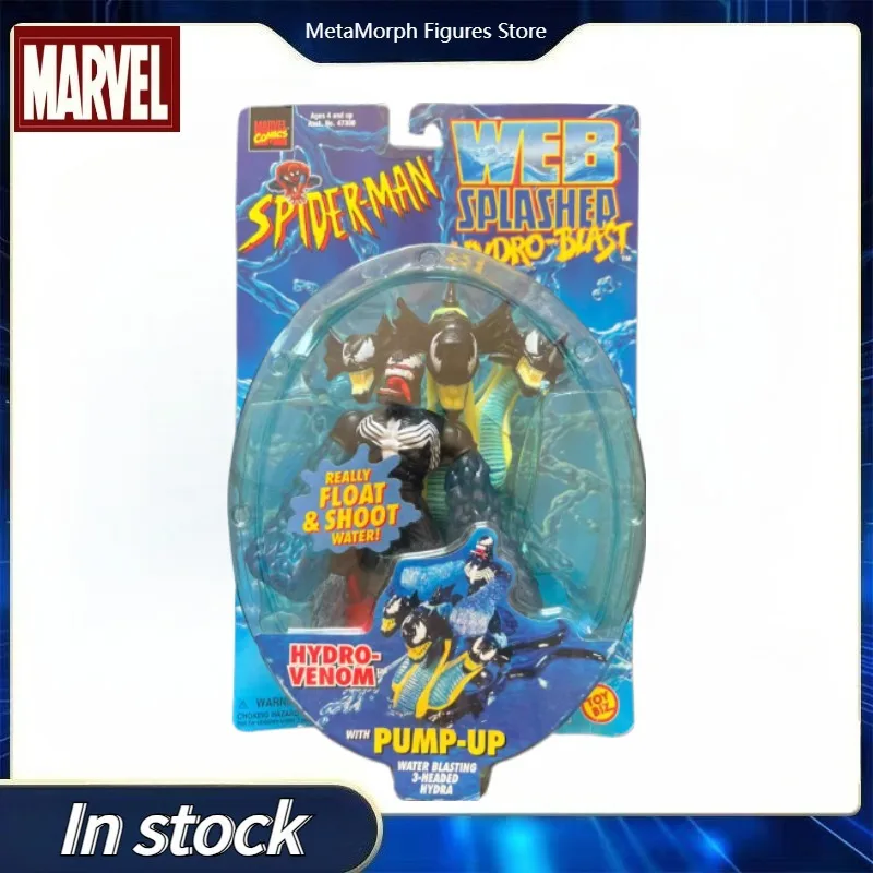 

Original Toybiz MARVEL SPIDER-MAN HYDRO-VENOM WITH PUMP-UP Anime Figure Toy Collection Model