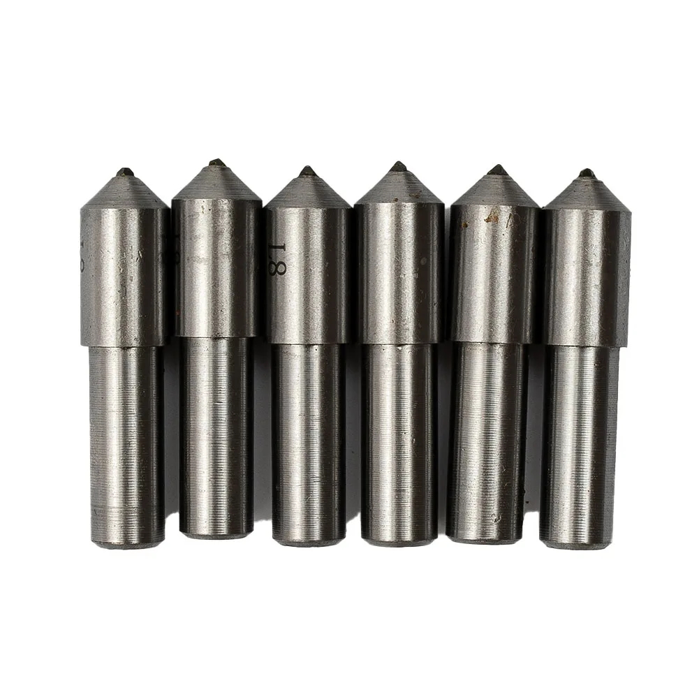 Heiße Neue 6 stücke Korrektur Stift 11,20mm Durchmesser 9,8mm Schaft Durchmesser Dressing Werkzeug Schleifen Rad Stift Länge 48mm Stahl