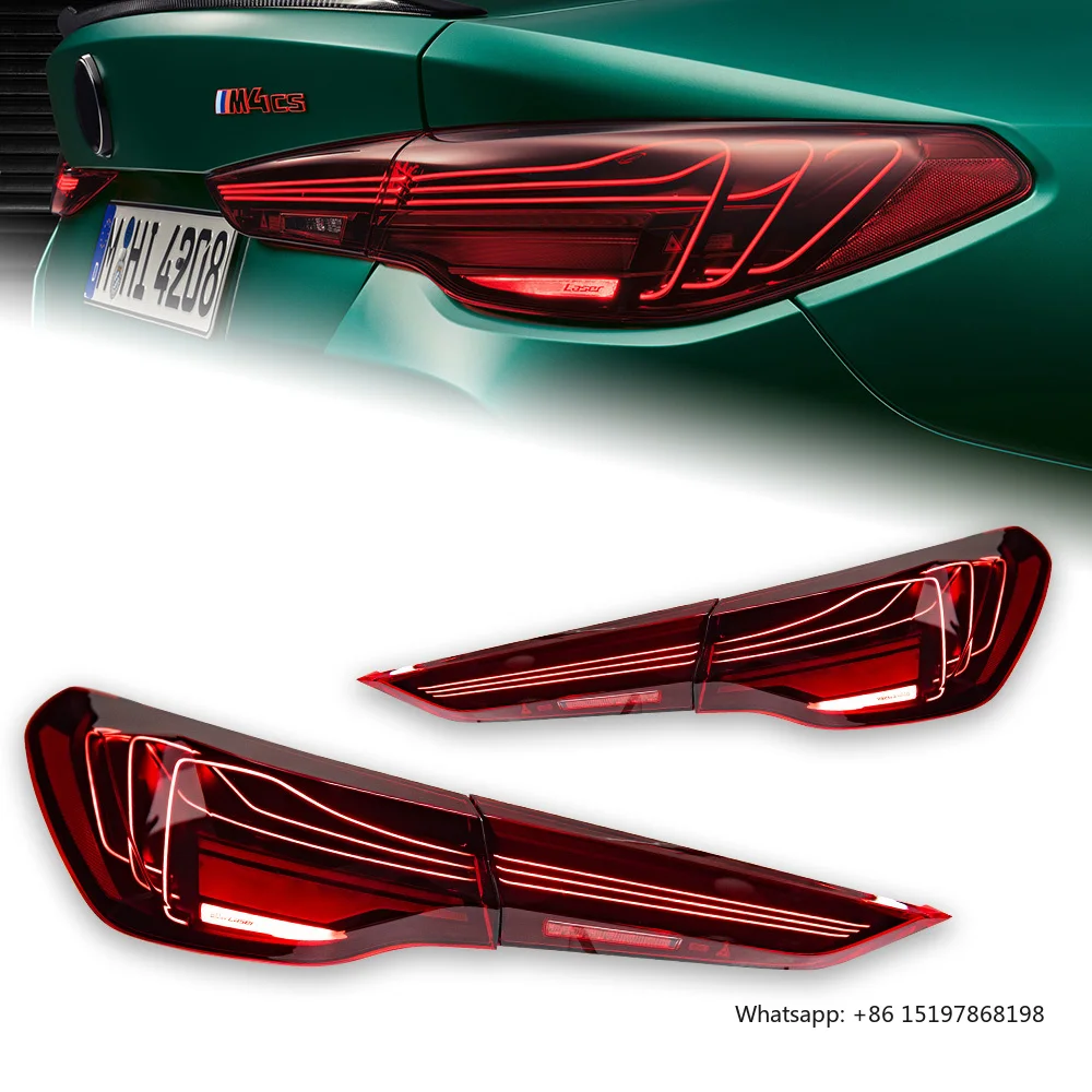 

Car Lights for BMW G22 LED Tail Lamp 2021-2023 G23 Tail Light G82 G26 425i 430i Rear Trunk Stop Brake Dynamic Signal Animation