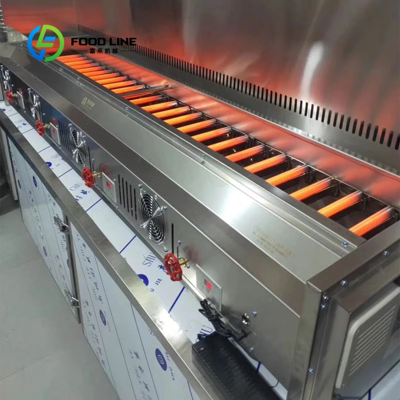 Customized size Professional commercial smokeless stainless steel grill grill liquefied petroleum gas
