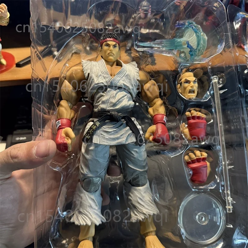 Play Arts PA Ultra Street Fighter Ryu Ken Masters Storm Toys USFII: The Final Challengers Ryu Ken Akuma Action Figure Toy 21CM