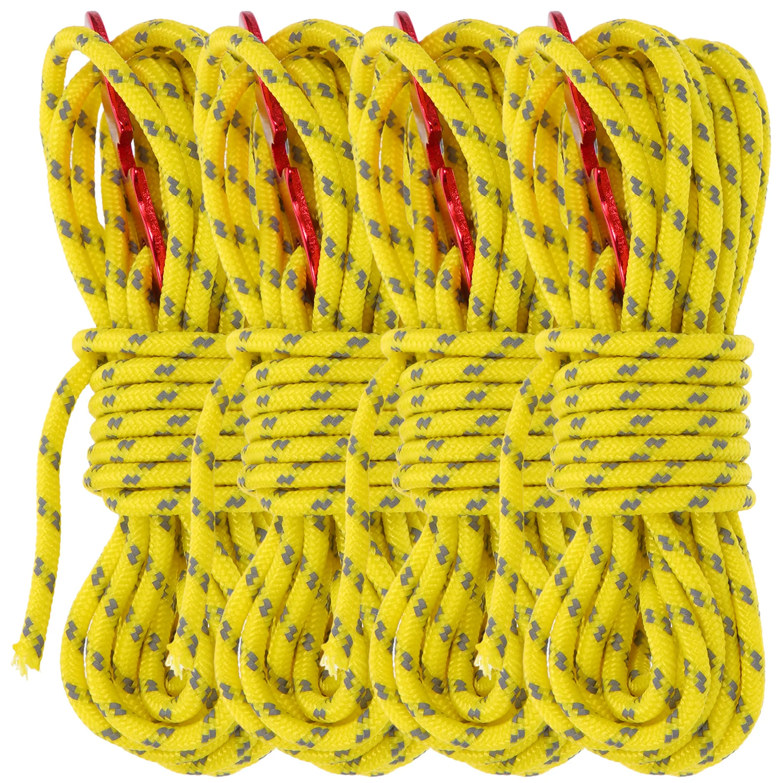 

4 pcs 3Mm Reflective Tent Rope Wind Line Hook Camping Cord For Outdoor Tent Accessories Guy Lines Nylon