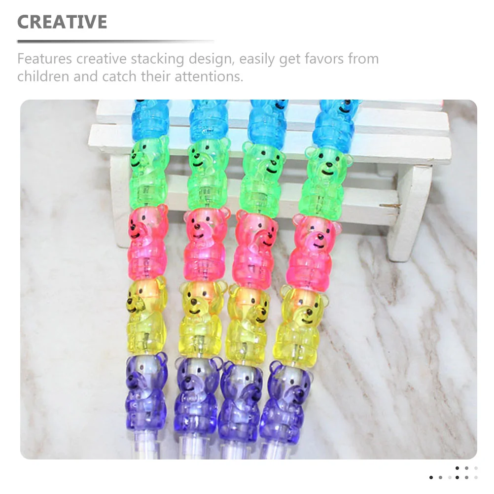 30 Pcs Building Block Pen Non Sharpening Pencil Pencils Cute Lovely Shaped Kids Drawing New Material Child Student