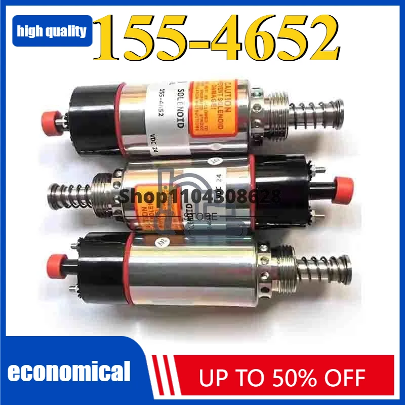 

1PCS 24V E320B E325 Shut Down Solenoid 155-4652 1554652 Diesel Engine Spare Parts Stop Solenoid Valve