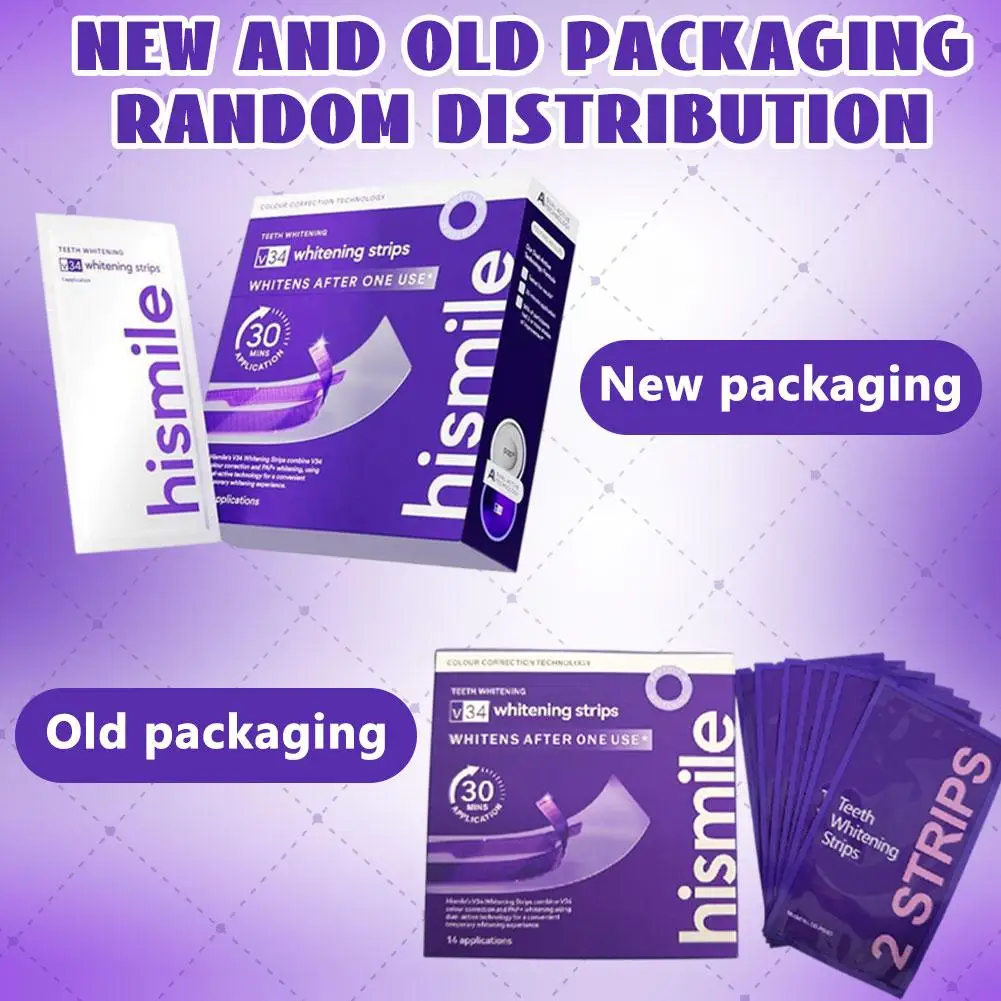 

Ежедневные отбеливающие полоски для зубов: фиолетовые полоски для удаления налета и пятен, бережное осветление зубов, уход за полостью рта для удаления пятен