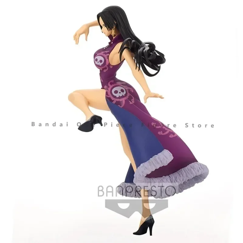 En Stock Original BANPRESTO One Piece SHF Bandai Boa·Hancock figuras de acción juguete de animación regalo coleccionista Anime modelo Hobby