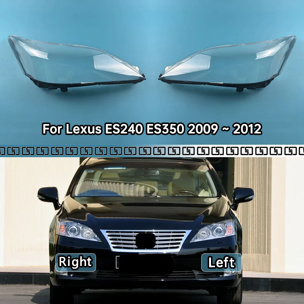 

Для Lexus ES240 ES350 2009 2010 2011 2012, корпус фары, прозрачная крышка фары, абажур, линза из плексигласа