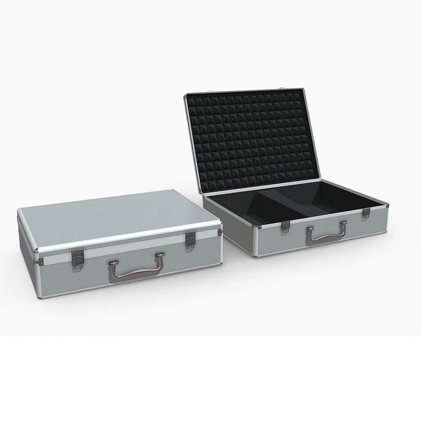 Manufacturer Hard Molded Plastic Aluminum Tool Carrying Instrument Packing Case Tool Boxes with foam