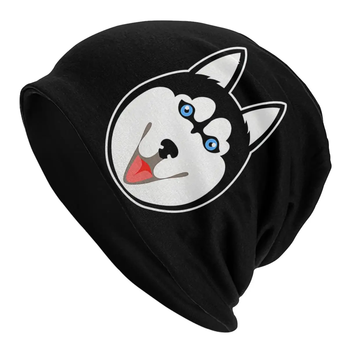 Cool Thin Bonnet Homme Outdoor Siberian Husky Skullies Beanies Caps Novelty Hats