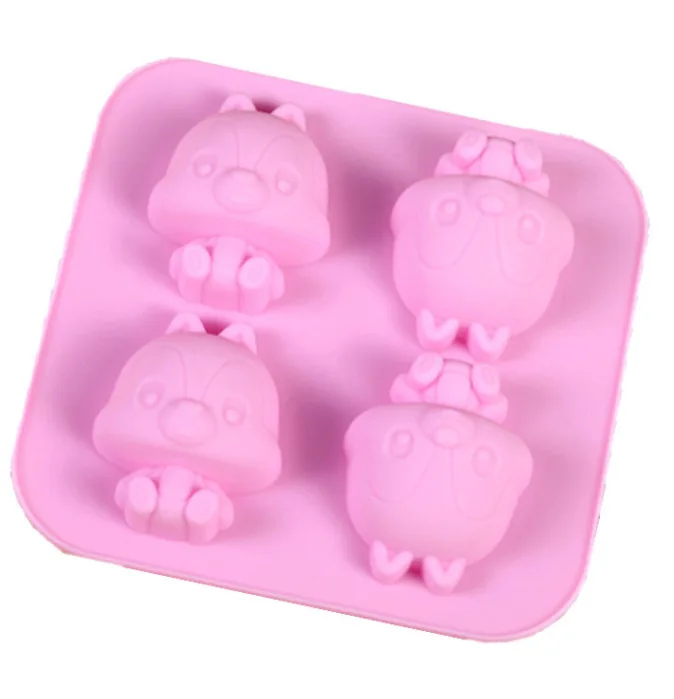 Disney Stitch Biscuit Mold Cartoon Winnie The Pooh Plaster Mold Mickey Minnie Mouse DIY Glue Mold Child Toys Gifts Chip Dale