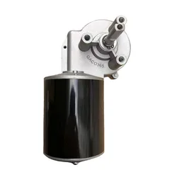 DC24V52 Turn High-power Worm Gear DC Deceleration Motor High Torque Self-locking Forward And Reverse Deceleration Motor