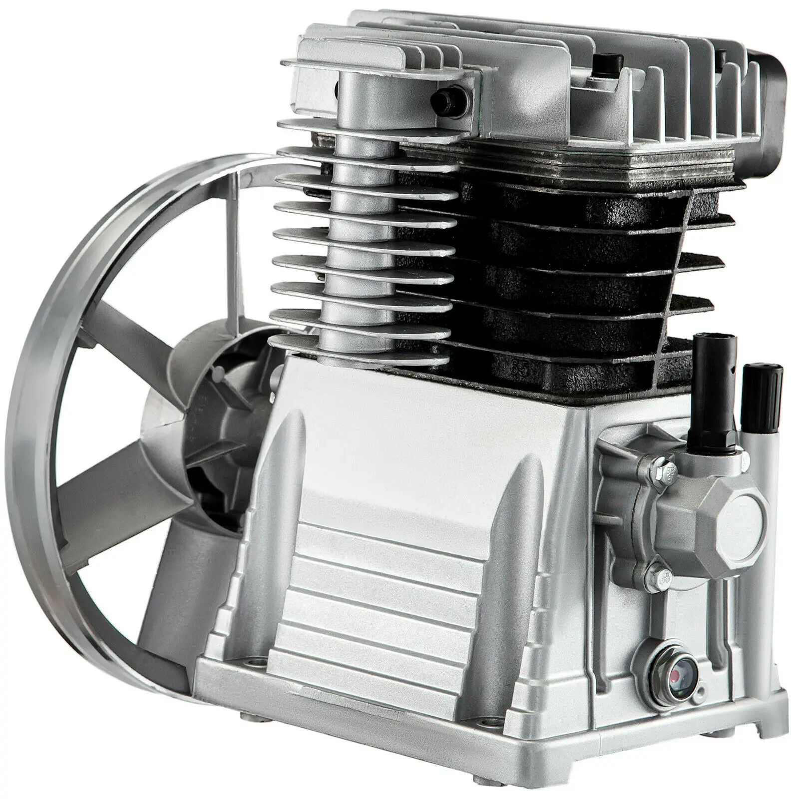 Pistón de aluminio 375ltr 3 HP, compresor/cabezal de bomba, venta activa Local profesional