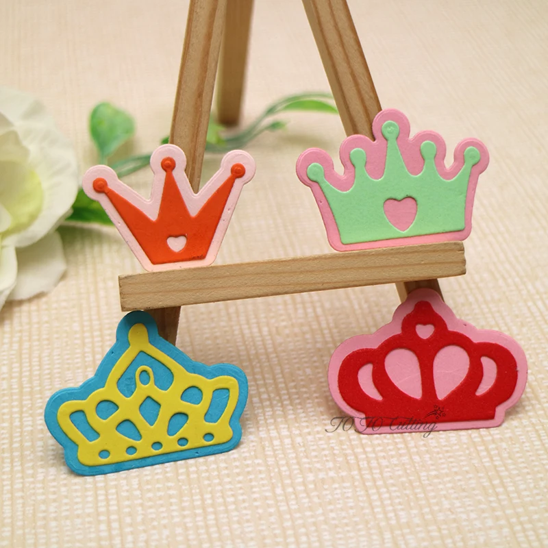 Baby Shower Cutting Dies Crown Decorative Album Greeting Card Educational DIY Frame Metal Knife Mould Scrapbook