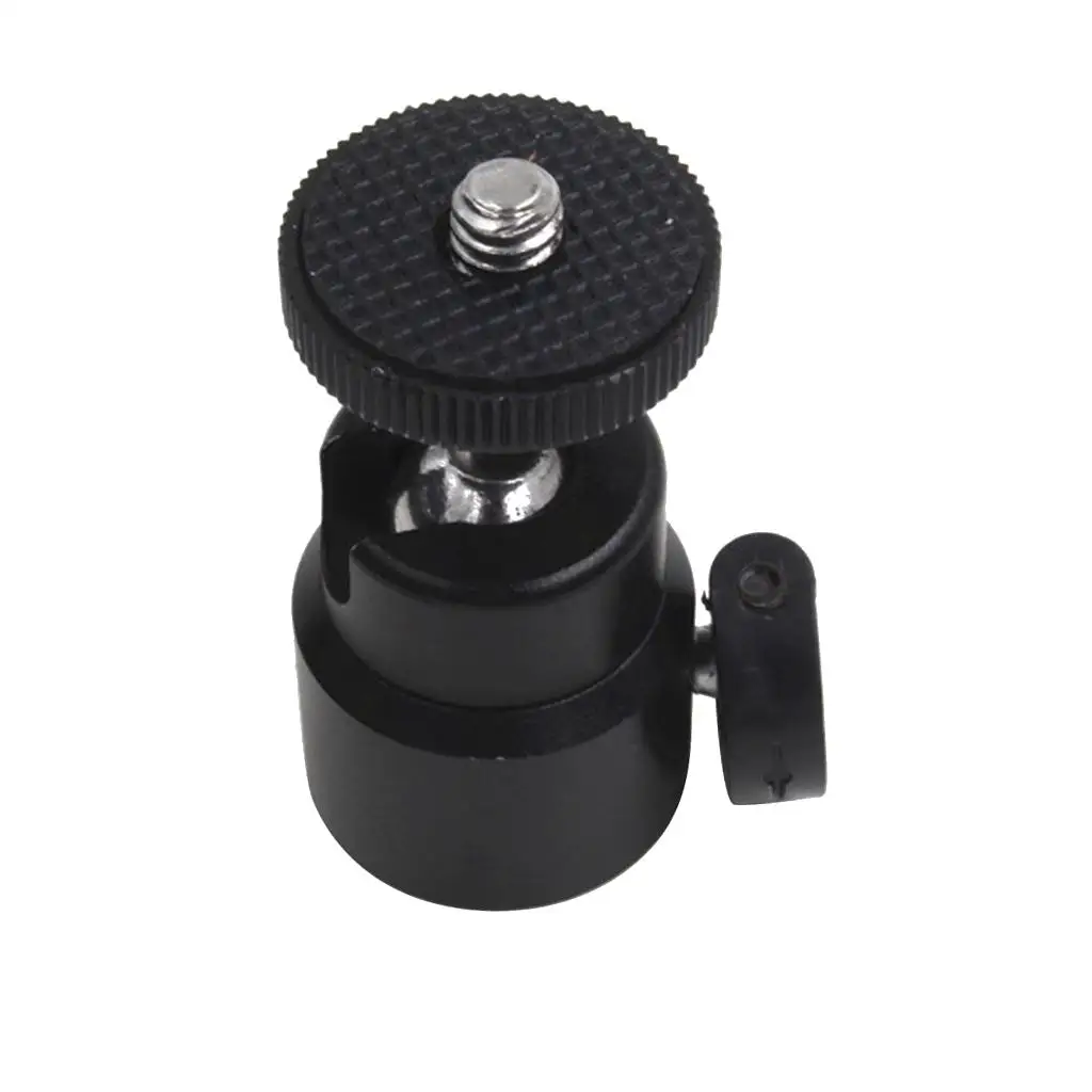 Tripod Ball Head Bracket Holder Mini 3/8 Screw Swivel Mount 360 Degree for Digital Camera Stand
