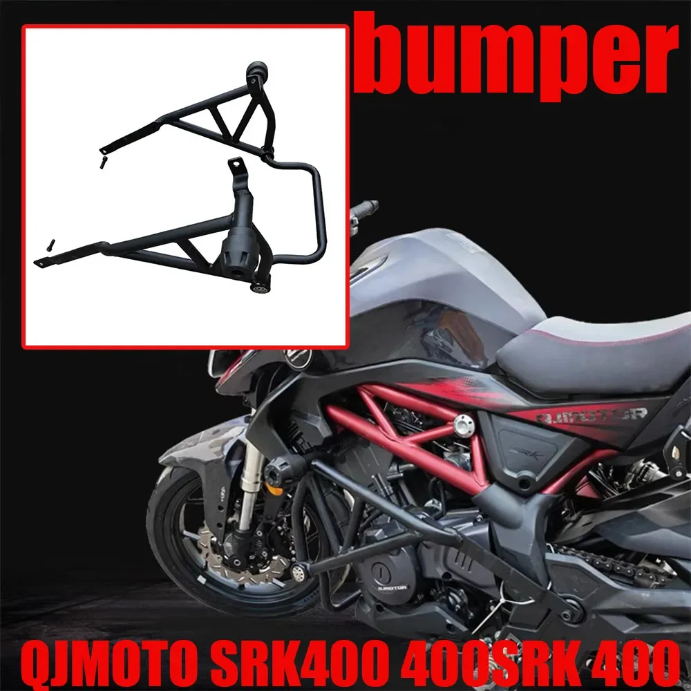 New Motorcycle Accessories For QJMOTO SRK400 400SRK 400 SRK Bumper Anti-Drop Guard Rod Protective Glue