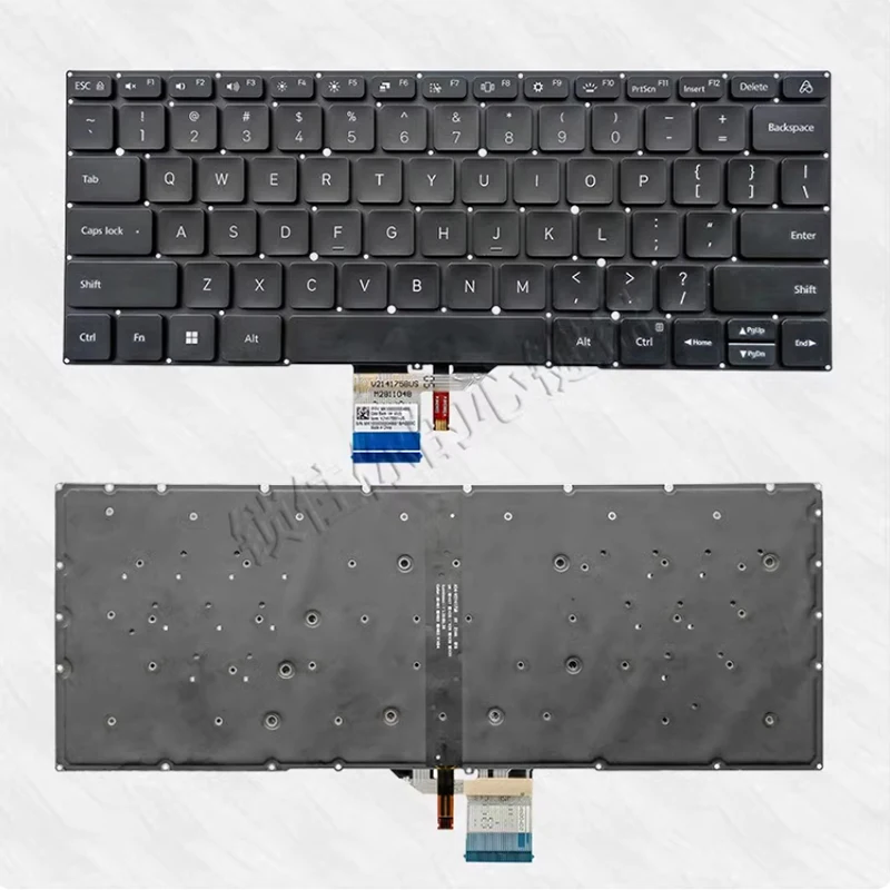 US for Xiaomi Redmi R MA2201/2202/2203/2204 MIA2207/2208/D2201 J7265 Backlight Laptop Keyboard