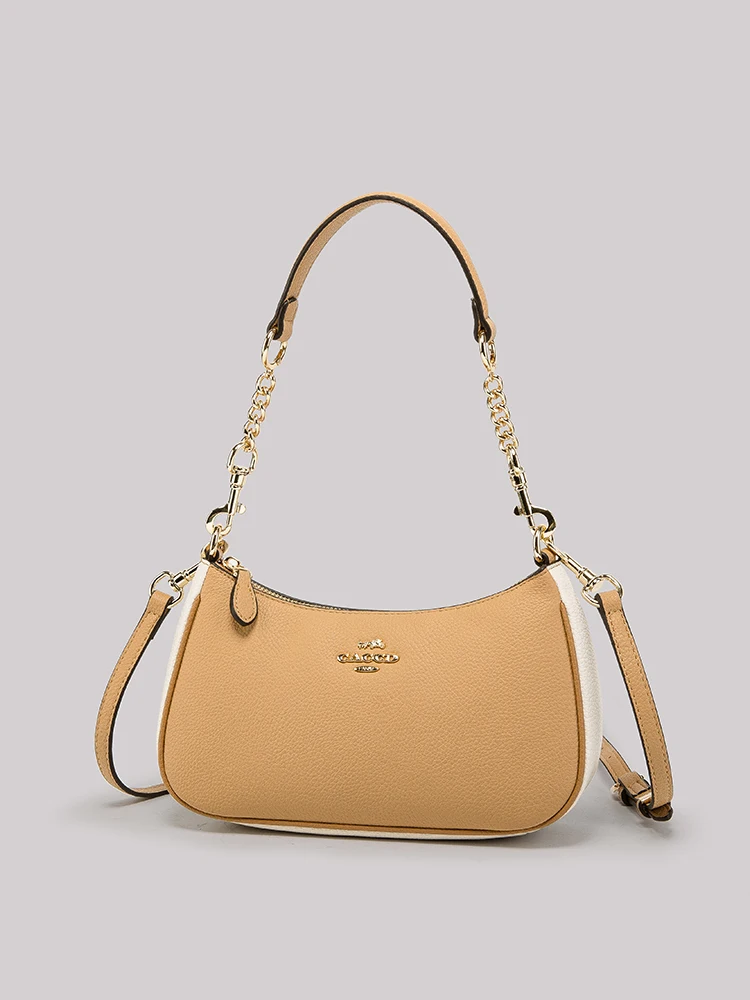 

Luxury Genuine Leather Handheld Moon Tooth Crossbody Chest Bag Original Design 2025 New Sle Women's Soft Casual Bag
