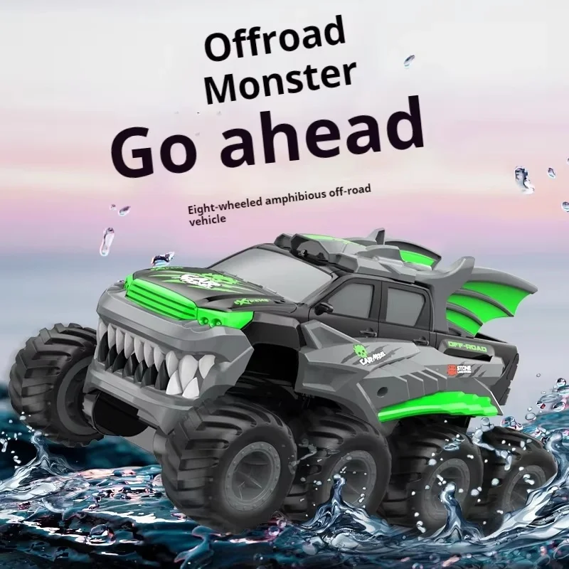 

Новый восьмиколесный восемь колес, амфибия, водонепроницаемый внедорожник, детская электрическая игрушка, альпинистский внедорожник