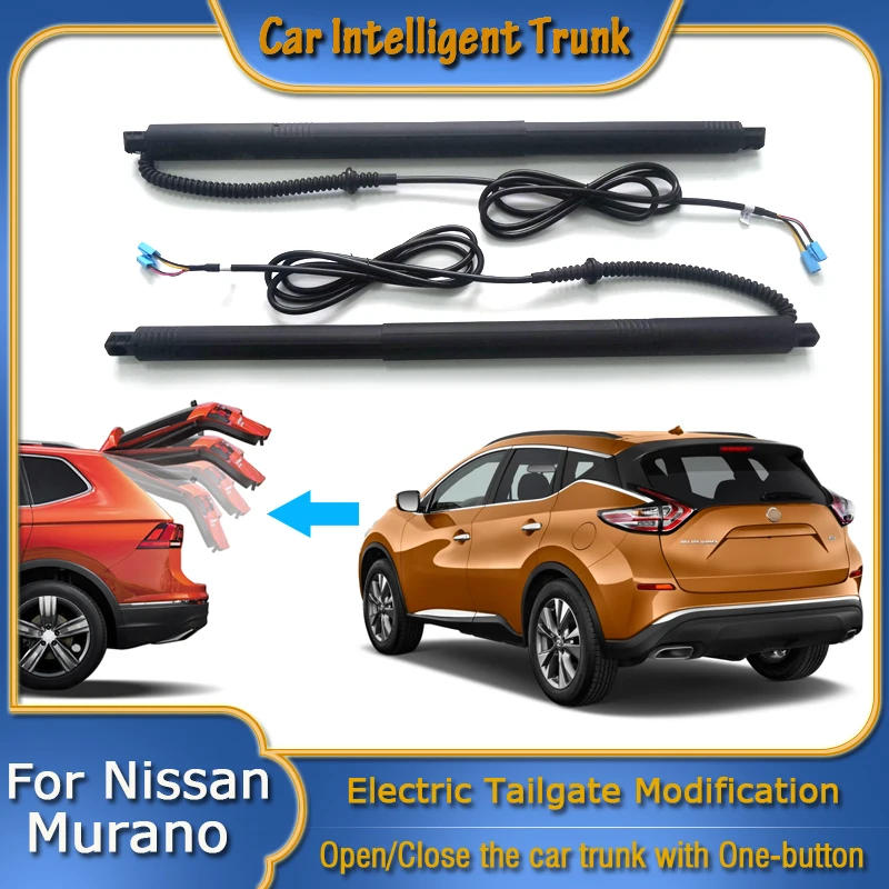 For Nissan Murano 2014~2024 Car Power Trunk Opening Electric Suction Tailgate Intelligent Tail Gate Lift Strut Modification