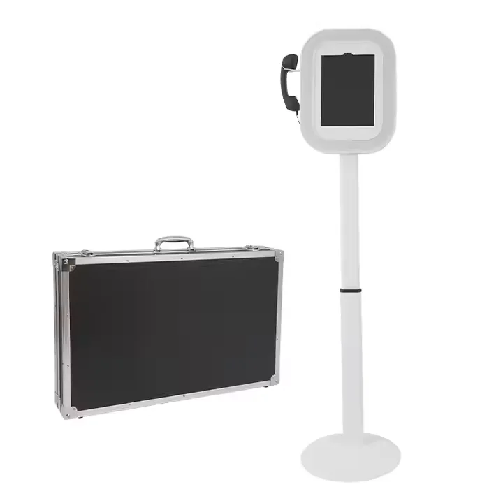 

2025 New Selfie Station-Rotating Square iPad Pro Photo Booth Kiosk Roaming Photobooth Software for Sale