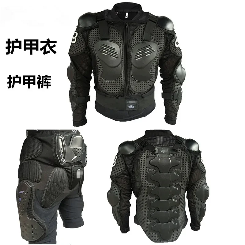 Motorcycle summer riding suit, anti fall breathable armor suit