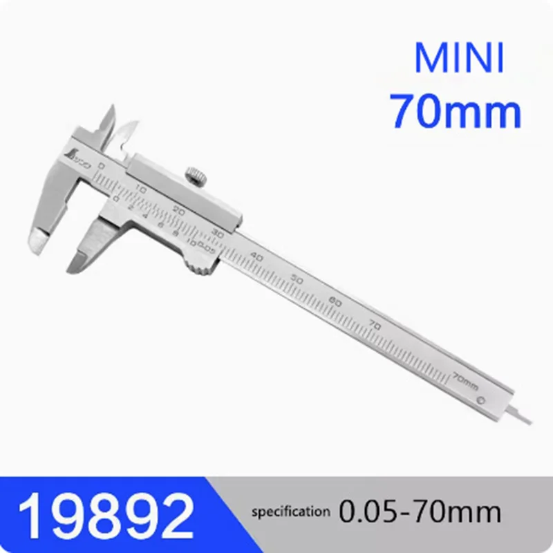 SHINWA Penguin Brand Vernier Four High Precision Stainless Steel Portable Mini Caliper 19892 to 19920 1PCS