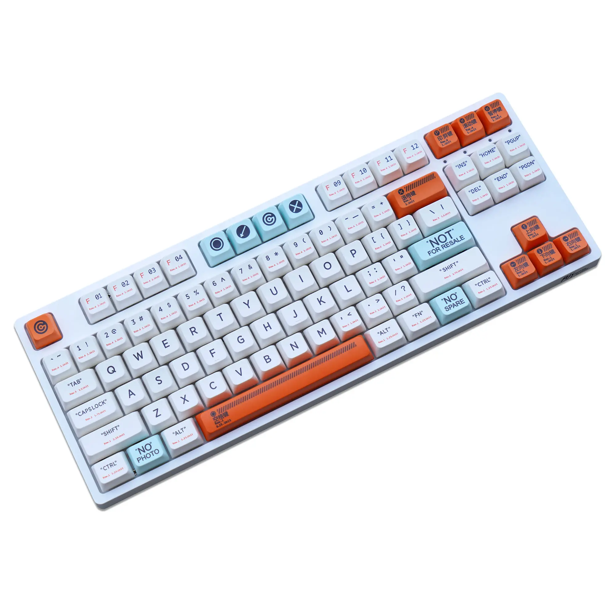 Imagem -05 - Gmk Heavy Industry Soyamilk Keycaps Teclas de Plástico Gmk Pbt Dye Subbed Key Caps Wda Perfil Keycap para 64 68 980 Conjunto