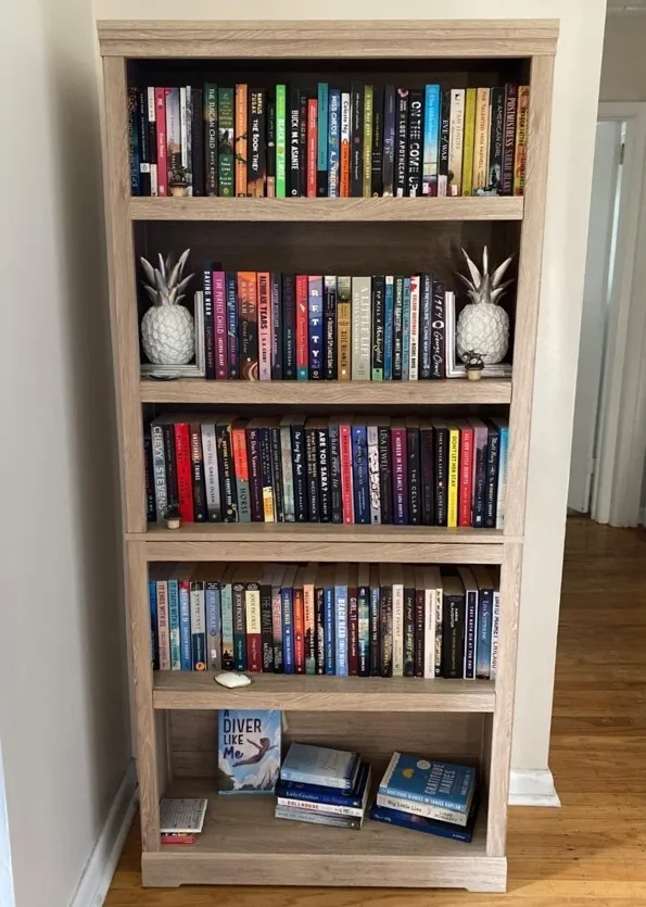 Brown Wood 5 Shelf …