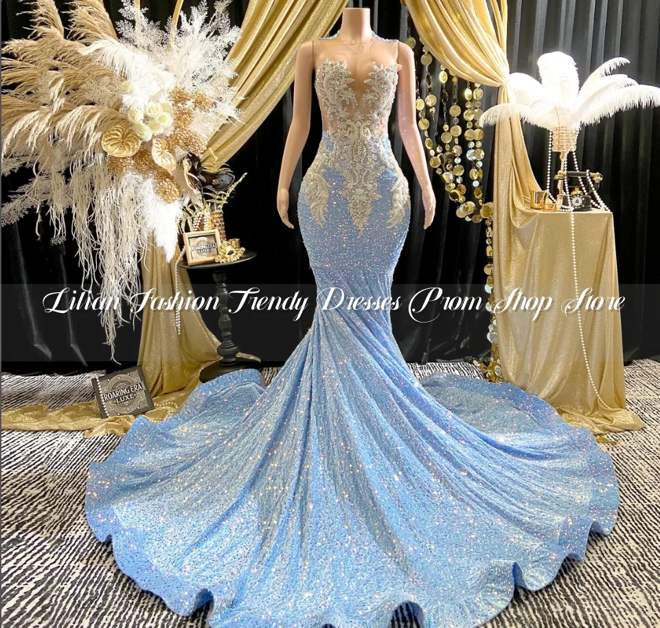 Sky Blue Glitter Me… - image