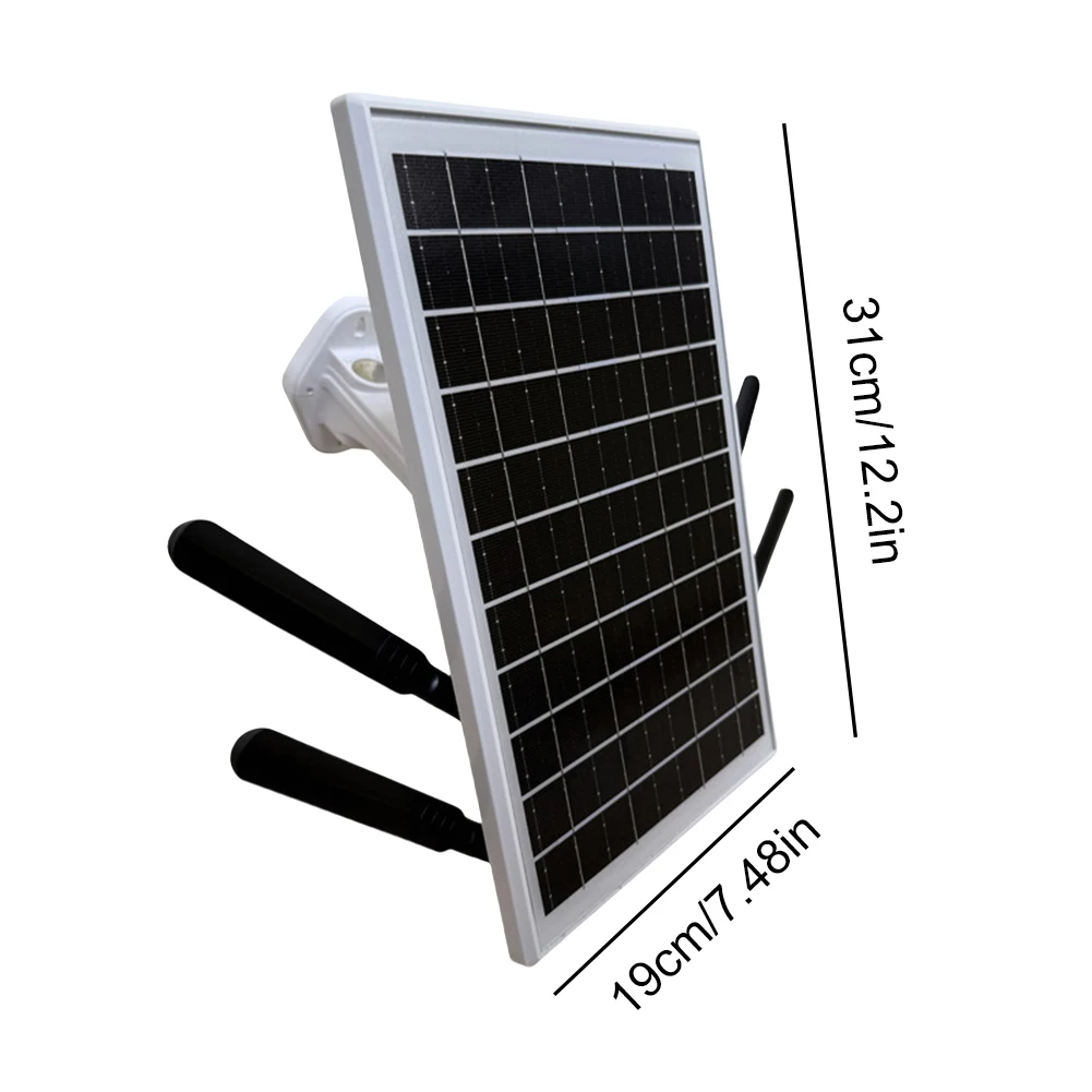 Solar Panel Powered 4G LTE WiFi Router 15W 25600mAh Outdoor Wireless Router 4G LTE Modem Router for Outdoor Security Camera Etc