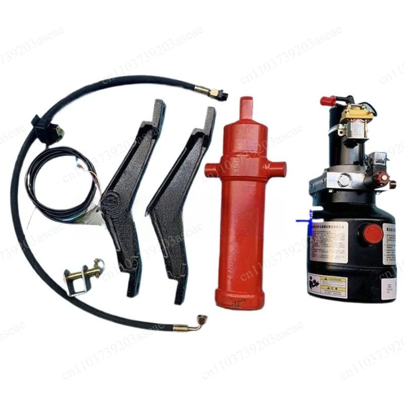 Three Wheeled Electric Hydraulic Dump Device, Electric Garbage Dump Truck Modification, Lifting Dump Truck 12v48v72