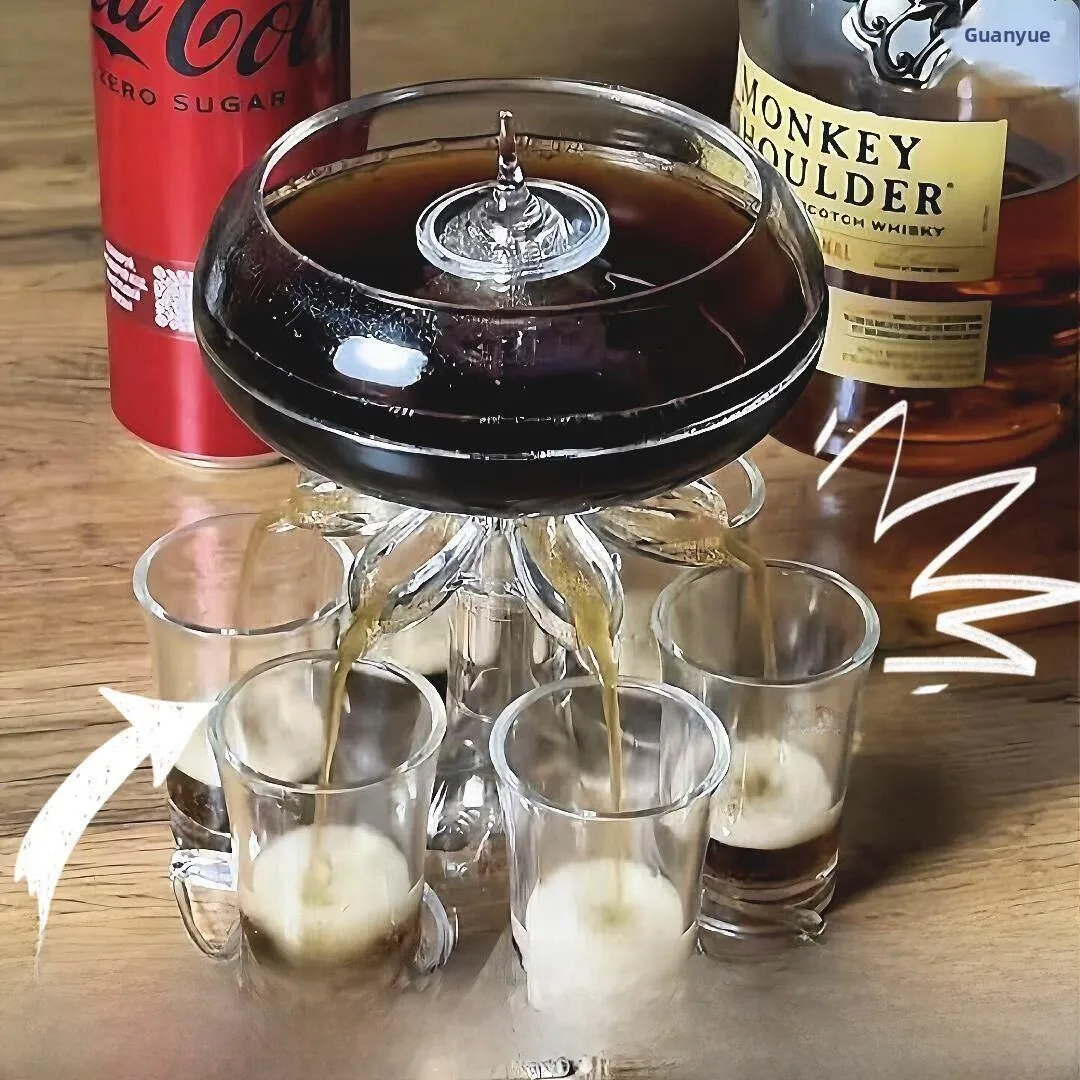 

Creative Fair Liquor Dispenser Set Transparent Wine Tools for Party Whiskey Cocktail Pouring Gods High Quality Durable