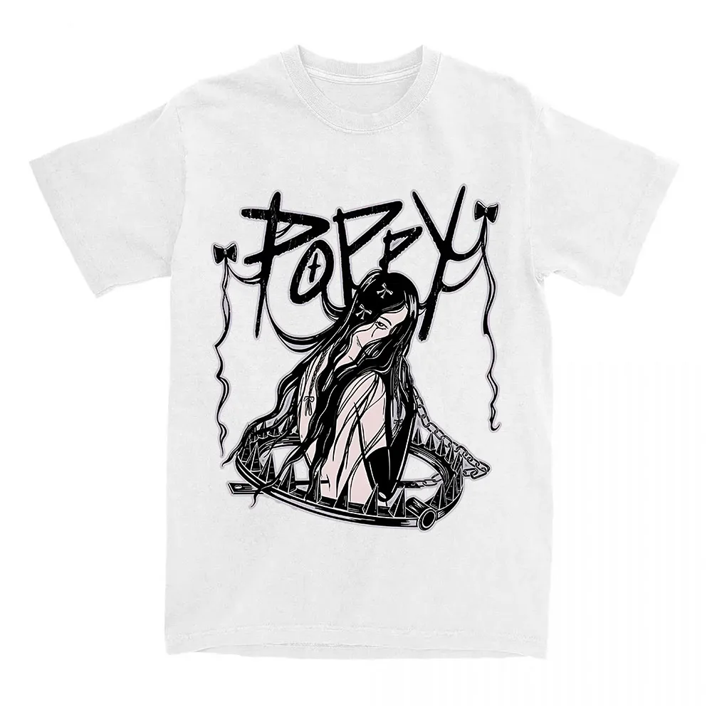 Poppy Zinc Bear Trap Tee Summer Cotton O-neck Short Sleeve T-shirt Loose Casual Fashion Women/Men Tshirts Design Graphic Clothes