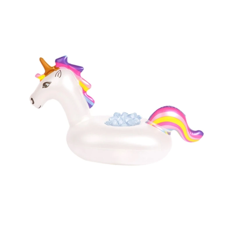 Unicorns Shaped Pool Float Drink Holder Tray Ice Tray for Drinks and Floating Pool Party Beverage Holder