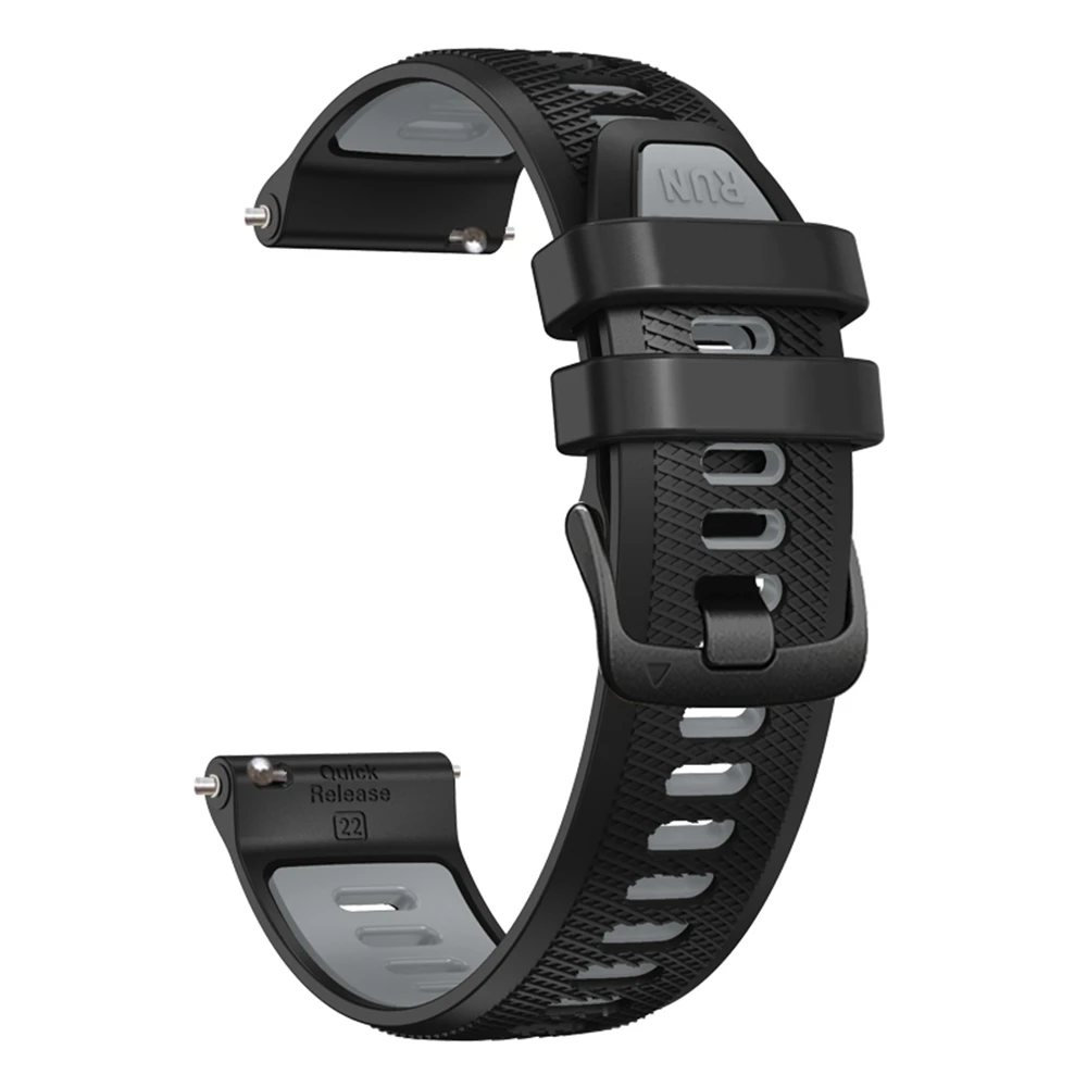 Universele 22mm Sport Siliconen Band Voor Garmin Forerunner 265 255 Muziek band Voor Vivoactive 4/Venu 2 45 MM Armband Horlogeband