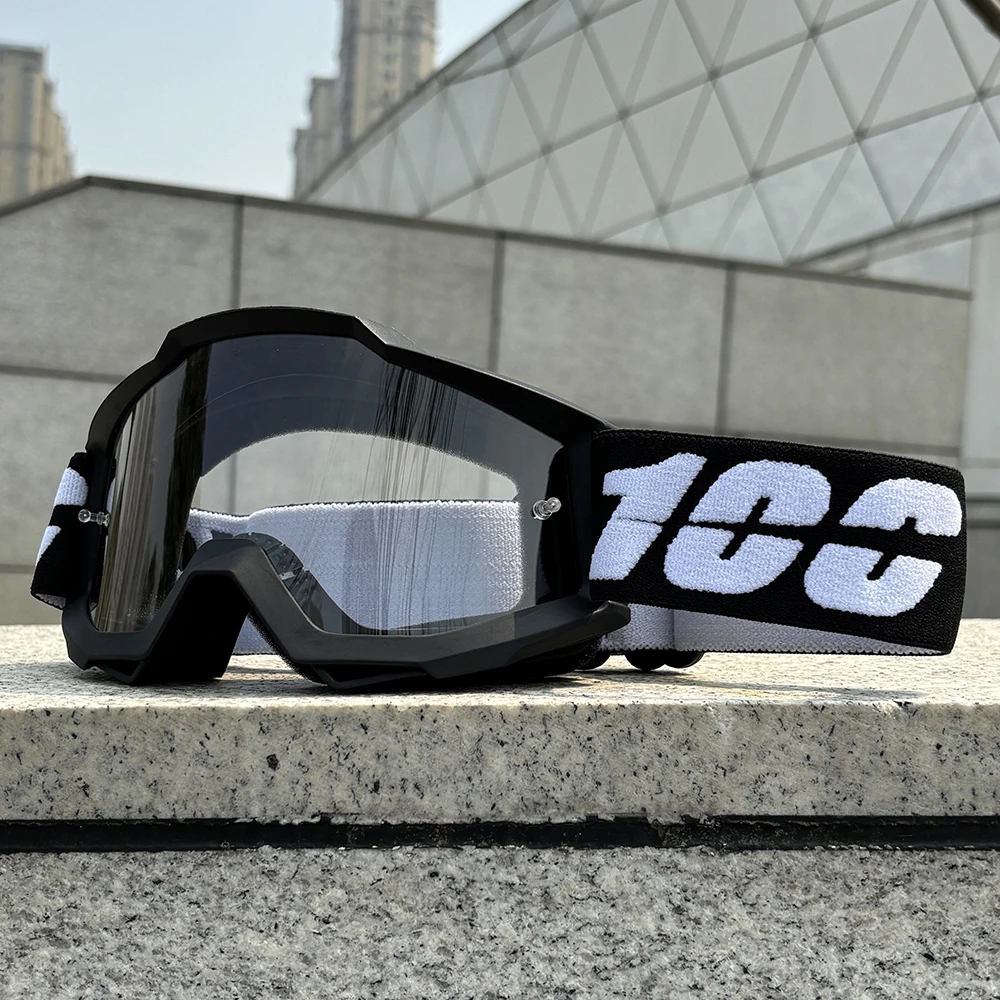 Hot 100 Motorcycle Glasses Goggles Motocross Goggles Helmet MX Moto Dirt Bike ATV Ski Outdoor Sports Glass Scooter Goggles Mask