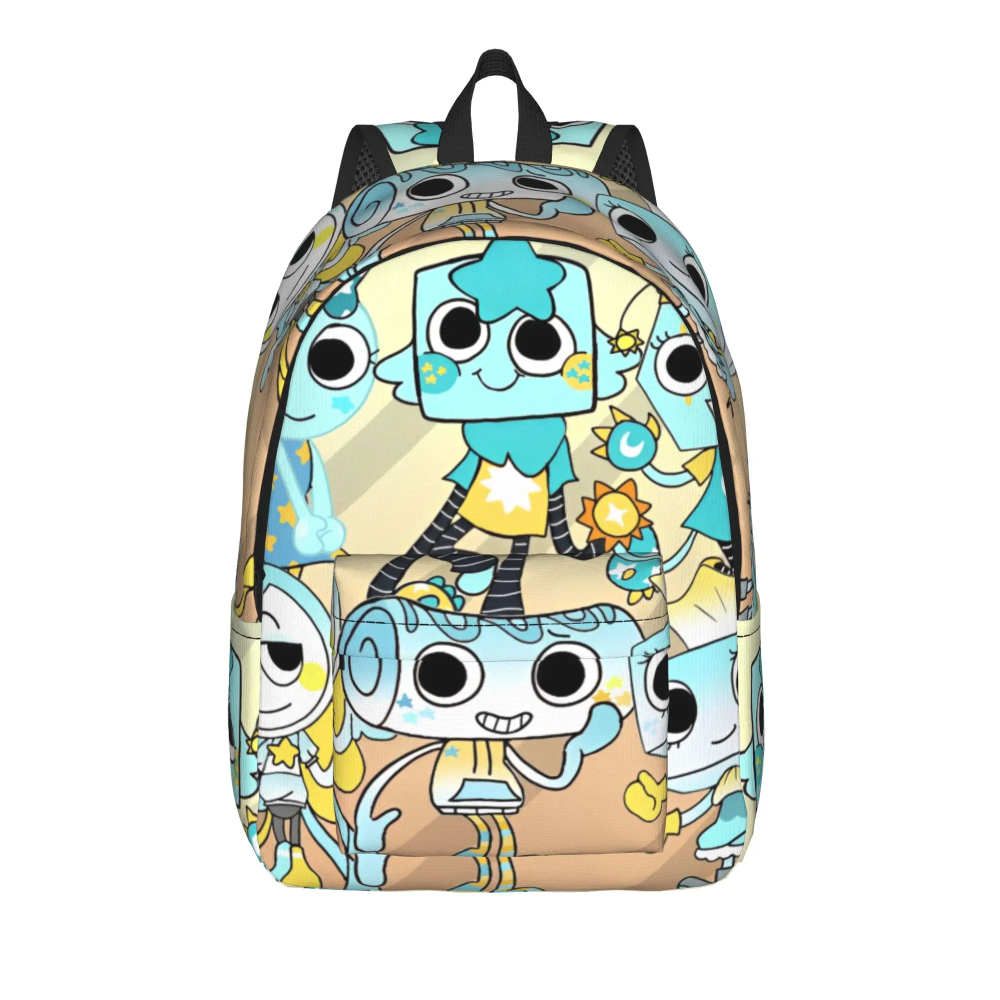 Dandys World Cartoon Game Backpack for Men Women Cool Student Work Daypack  College Canvas Bags Gift