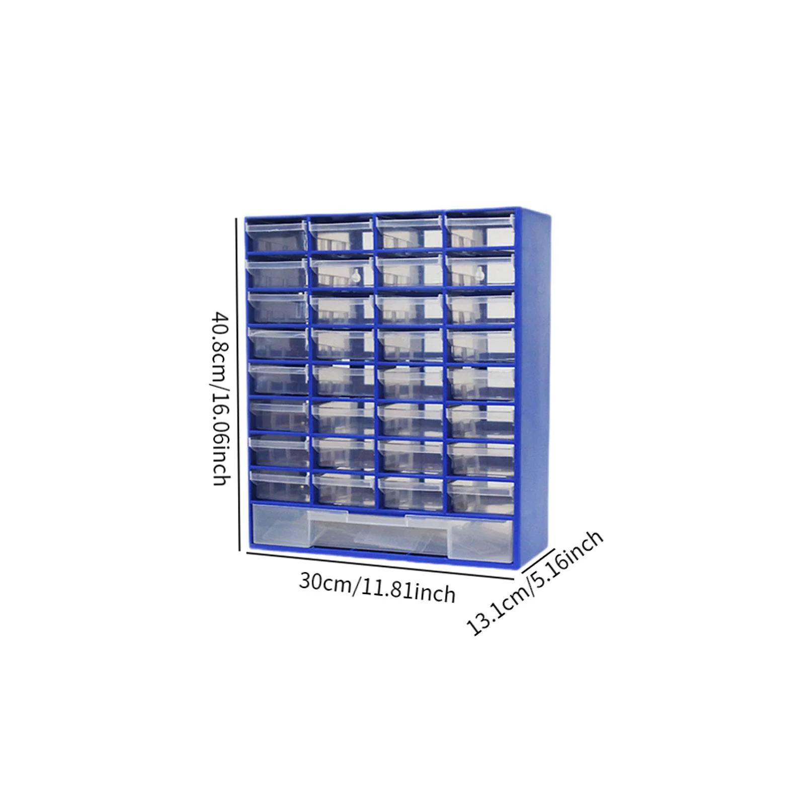 Drawer Storage Cabinet Organizer Container with 33 Compartment Tool Box Garage Organization for Scrapbook Small Items Jewelry