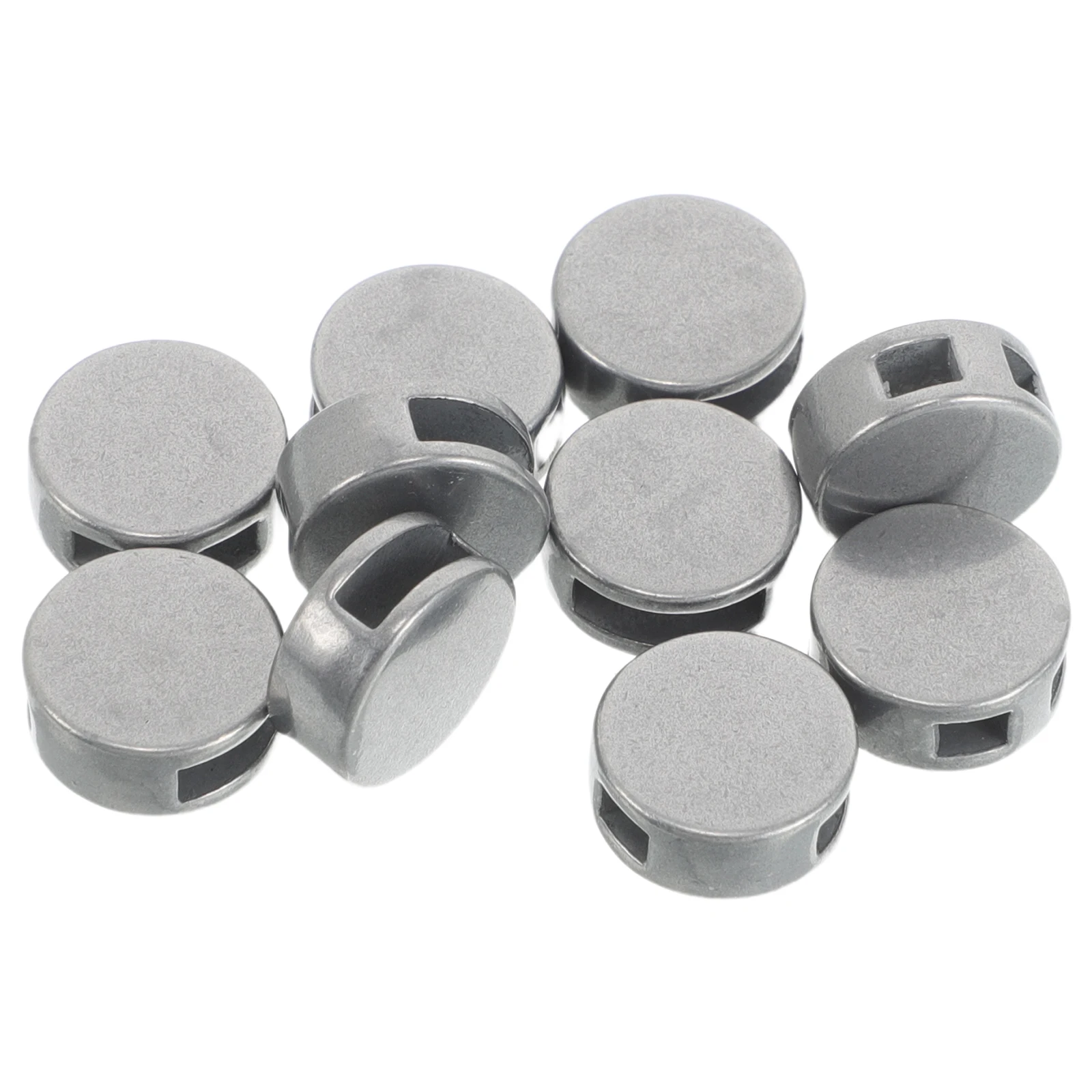 

10 Pcs Metal Rope Buckle Decorative Replacement Binding Strap Tightener Hardware Craft Notebook DIY Fashion Accessories