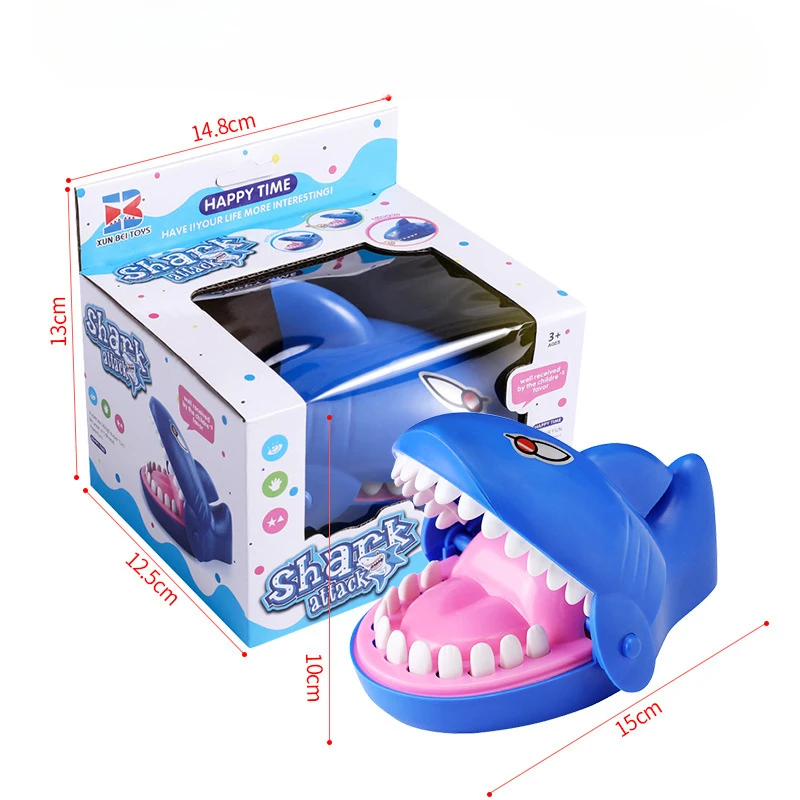 Novità Gag Toys Bite Your Finger Little Shark Toy Funny Novel Prank Exquisite Kawaii Brithday Gift for Best Friend o Children